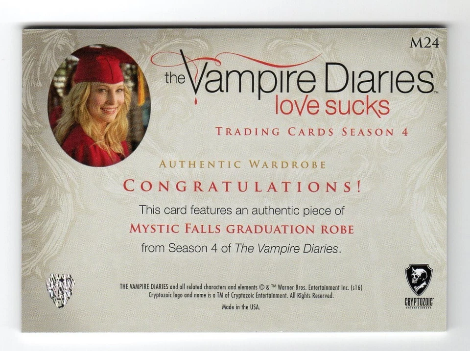 2016 The Vampire Diaries Season 4 Exclusive Wardrobe M24 Mystic Falls - Image 2 of 3
