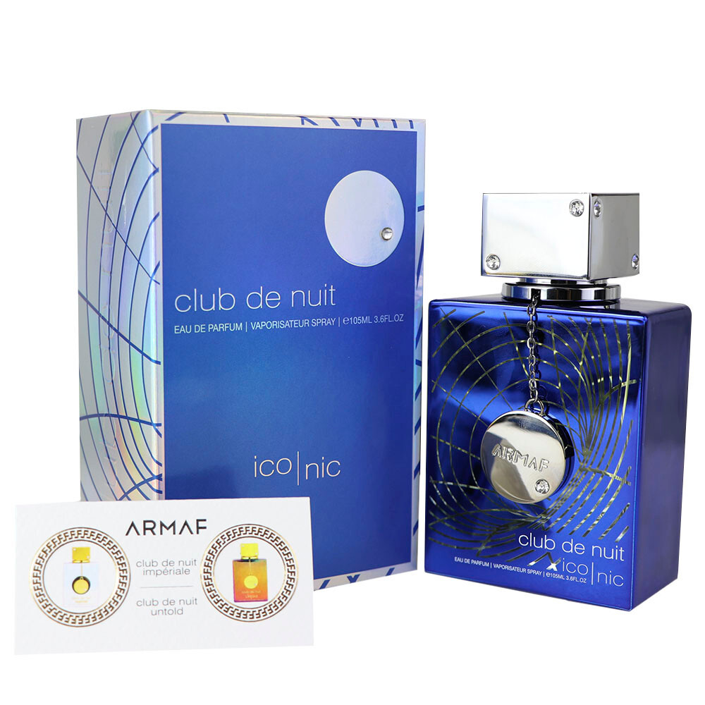 Club De Nuit Blue Iconic by Armaf 105 ML 3.6 FL.OZ Eau De