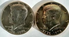 1976 P&D Kennedy Half Dollar Set AU+/BU Clad no Silver US 50 Cent About UNC