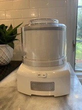 Cuisinart 1.5 Quart Frozen Yogurt Ice Cream Sorbet Maker - White ICE-21