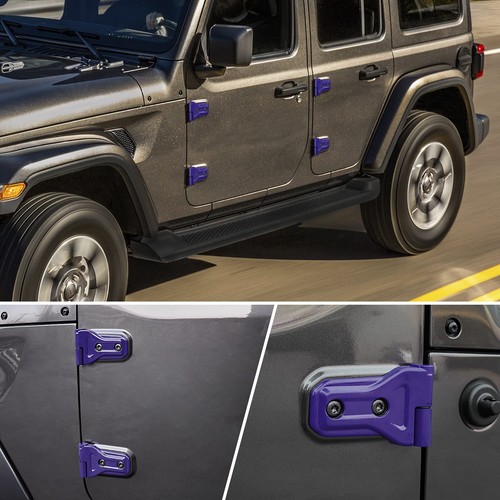 Door Hinge Cover Trim For Jeepfront Door Rear Door Hinges Exterior Decoration Ac - Picture 4 of 7