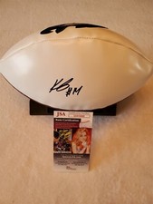KENNETH KENNY GAINWELL signed full size football JSA COA EAGLES