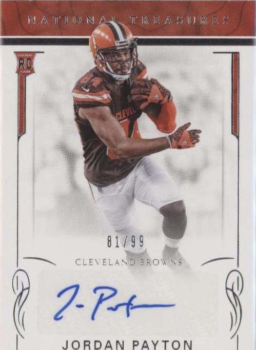 2016 Panini National Treasures Jordan Payton #157 - 1 of 2