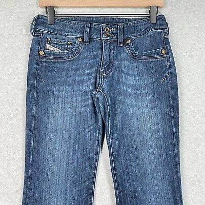 Diesel Ronhar Jeans Bootcut Womens 27x32 Stretch Dark Wash Diesel Ronhar Jeans Bootcut Womens 27x32 Stretch Dark Wash