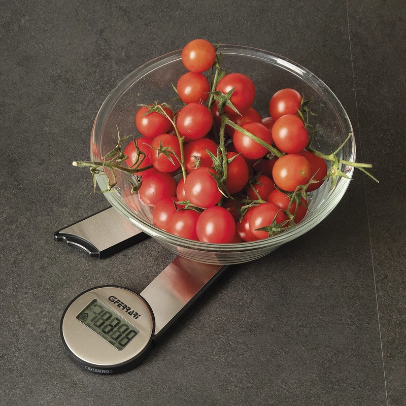 Bilancia da Cucina Pesa Digitale a Batterie G3FERRARI Pieghevole Salva Spazio, fotografia 10 di 11