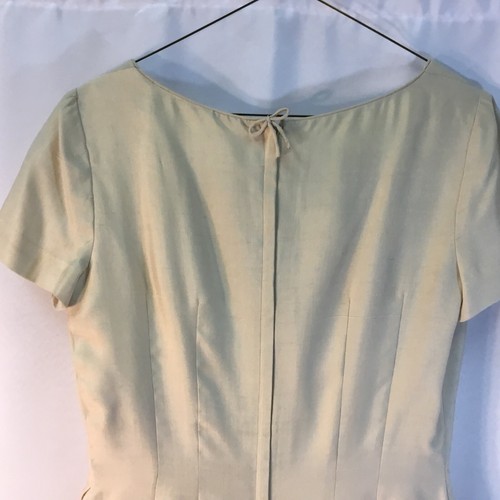 Abito vintage in seta Mr. Blackwell Design per Pearl Ingham a matita - Foto 5 di 8
