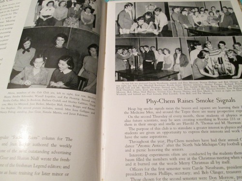 1951 NORTH SIDE HIGH SCHOOL YEARBOOK REDSKINS THE LEGEND ,FORT WAYNE,INDIANA - Picture 12 of 12