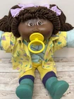 HTF 1986 P Cabbage Patch Kids AA African #6 Pacifier Girl Doll