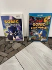 Lot Of 2 Wii Sonic Games Lost World Deadly 6 Bonus Edition/SonicUnleashed CIB