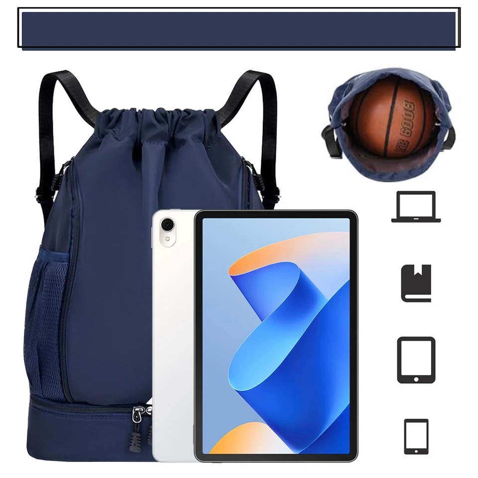 Turnbeutel Basketball Ball Rucksack Nylon Geschenkidee Souvenir Präsent Wich - Bild 2 von 4