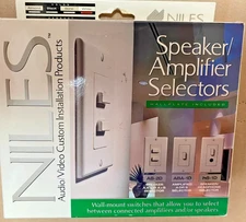 NILES AB-2D In-Wall Speaker/Amplifier Selector (White)