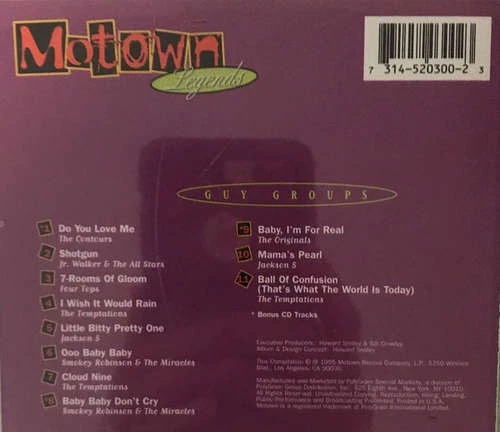 Various - Motown Legends Guy Groups Funk / Soul Soul CD Comp 6515 - Bild 3 von 4