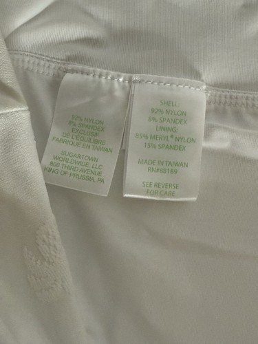 Lilly Pulitzer TENNIS UPF 50+ Aila Skort White Perfect Match Jacquard Medium EUC - Picture 7 of 10