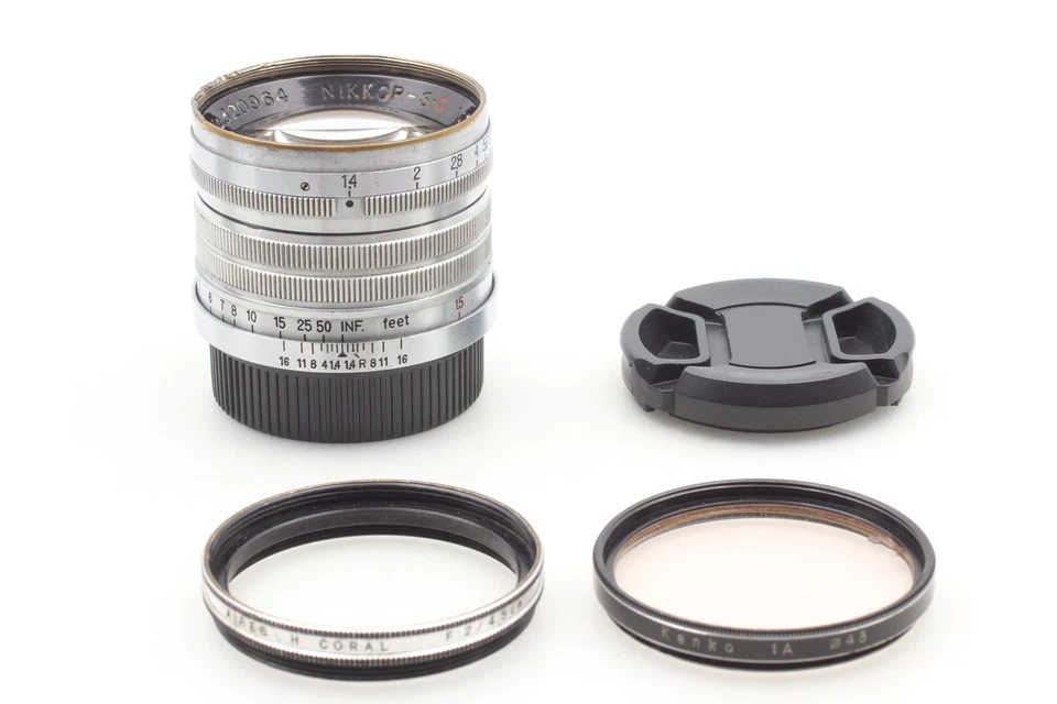 Rare! Tokyo [Exc+5] Nikon Nikkor S C 5cm f/1.4 Old Lens Leica L39 LTM From JAPAN - Image 2 of 4