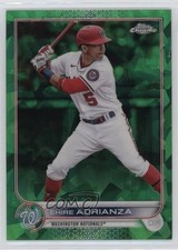 2022 Topps Chrome Update Sapphire Edition Green 3/75 Ehire Adrianza #US269 0io