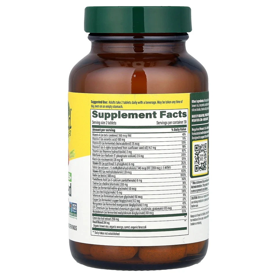 Multivitamínico Avanzado Mujer 55+, 60 Comprimidos Foto 2 de 3