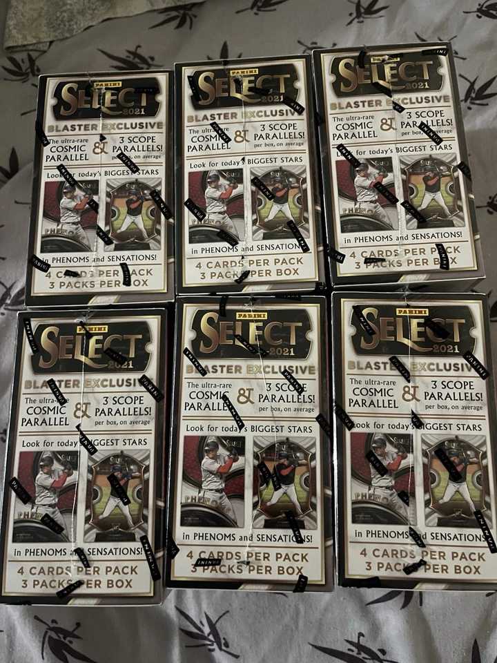 2021 Panini Select Baseball Blaster Boxes! 6 box Lot Sealed 🔥Scope Parallels! - Image 3 of 3