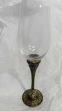 Edgar Berebi ST. MORITZ PEARL Enamel Jeweled 9 7/8" Champagne Glass: MINT 7331