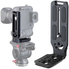 Universal DSLR Camera L Bracket Vertical Horizontal Switching Tripod Head Plate