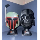 LEGO Star Wars Helmet Collection Darth Vader & Boba Fett Display Stands