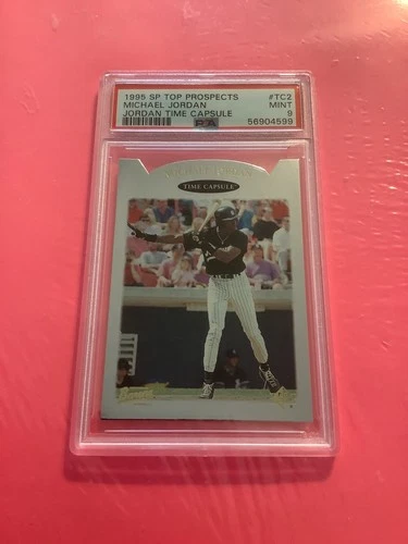 1995 SP Top Prospects Jordan Time Capsule #TC2 Michael Jordan PSA 9 MINT🔥🔥