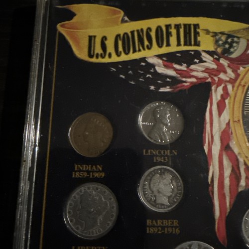 U.S. Coins of The 20th Century Framed Piece Silver & Clad (29 Coin Set) - Picture 2 of 14
