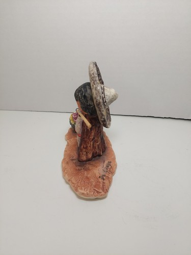 DeGrazia Figur BLUMENERNTE 1994 Vintage Goebel LESEN - Bild 4 von 10
