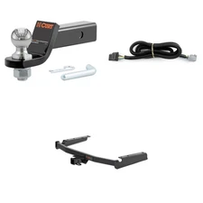 CURT Class 3 Tow Package Trailer Hitch, Wiring, Ball Mount - 13394, 56083, 45836