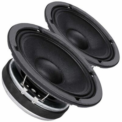 AUTHENTIC 2 X Faital Pro 8FE200 8'' Midrange Midbass 260W Audio Speaker 4Ω