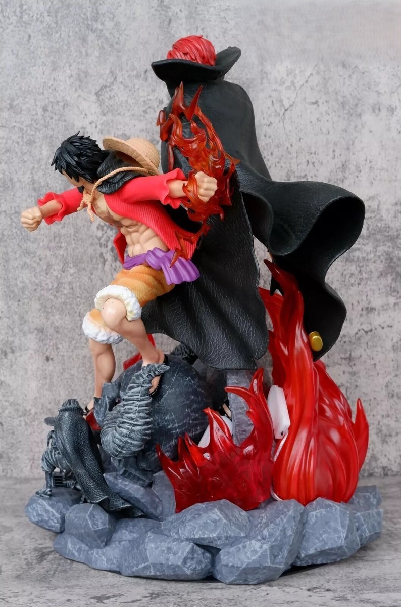 Anime One Piece Yonko Red Hair Shanks & Luffy Inherit Bond