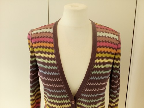 Cárdigan Missoni Micro Zigzag - etiqueta naranja - Imagen 4 de 6