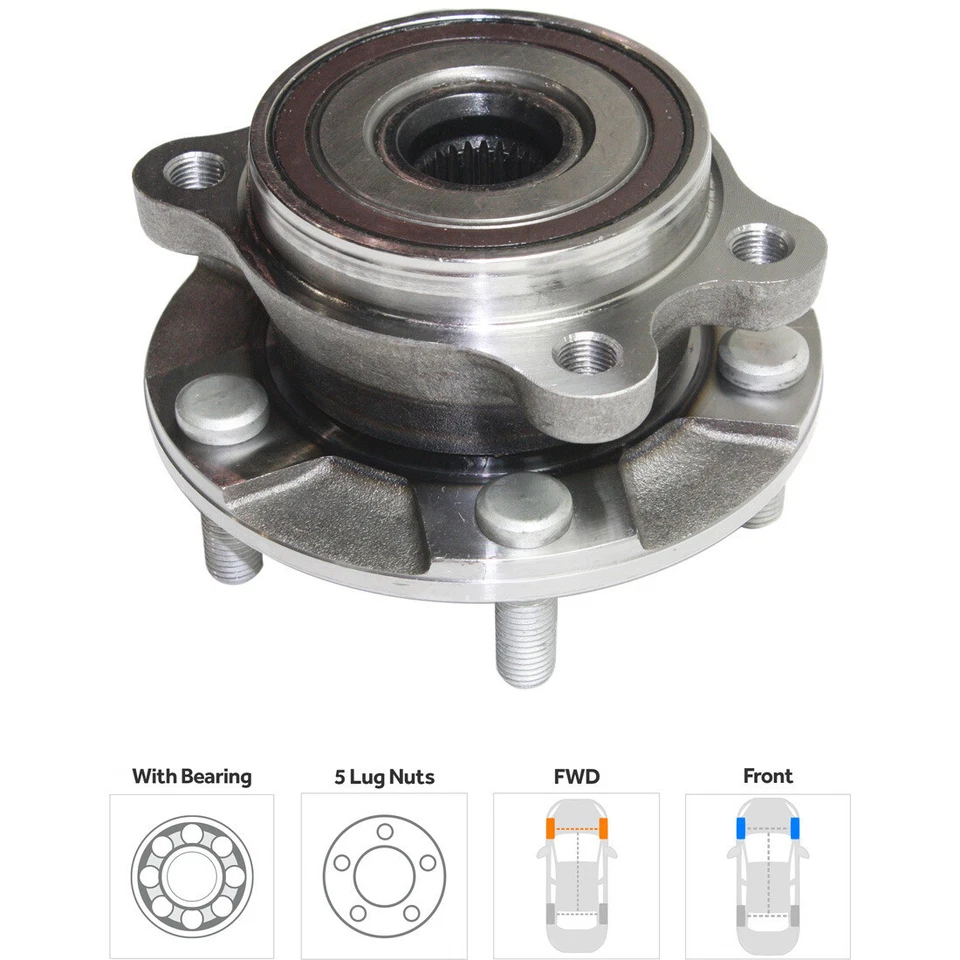 Kit de buje de rueda para Toyota RAV4 2006-2018 Prius V Scion xB tC iM Lexus HS250h Foto 2 de 4