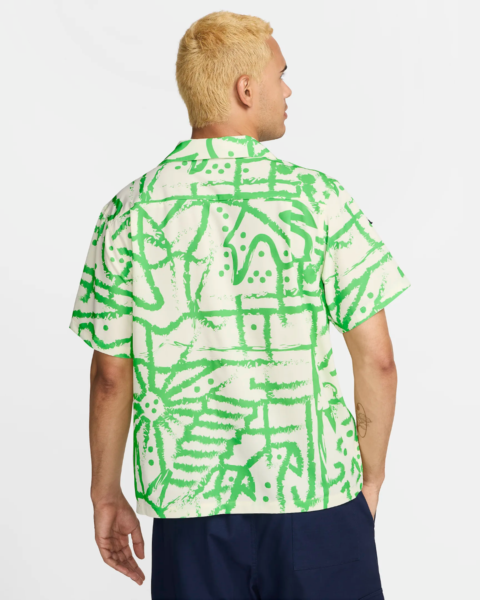 KODAK☆BREEZE POP AEROCOOLSHORT SLEEVES SHIRT Nike Brazil short sleeve bowling shirt Green lightweight