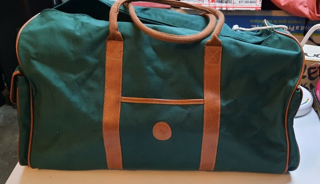 Vintage Ralph Lauren POLO Green Duffle Bag | eBay Vintage Ralph Lauren POLO Green Duffle Bag | eBay