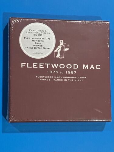 FLEETWOOD MAC 1975 To 1987 BRAND NEW FACTORY SEALED 5 CD BOX SET