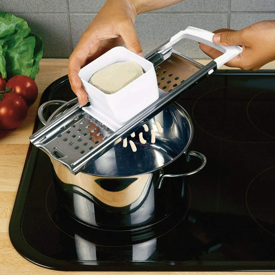 Fackelmann 49254, Arcadalina, Grattugia per spätzle in acciaio inox qualità TOP - Immagine 2 di 4