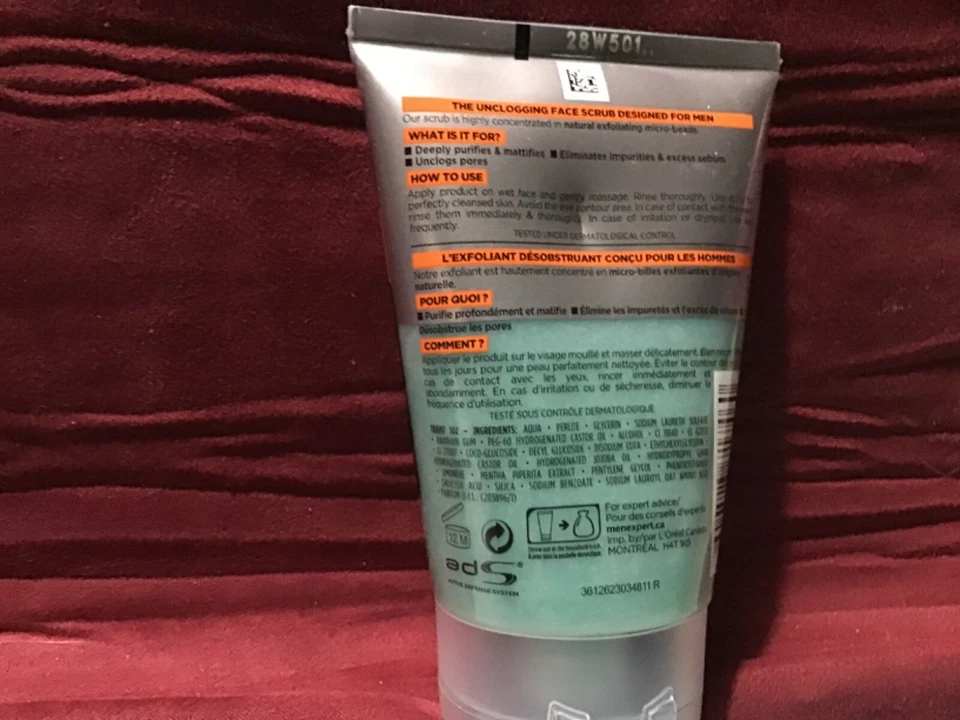 L'oreal Men Expert Controlador Aceite Exfoliante Profundo 100 ml Foto 2 de 2