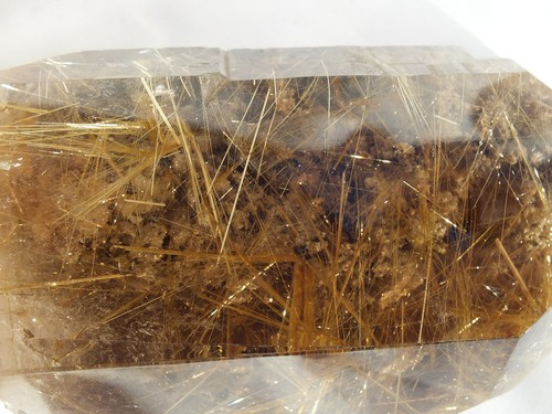 Rauchquarz Rauchquarzspitze Rutil poliert, Lodolith 0,41 kg (304) - Bild 2 von 6