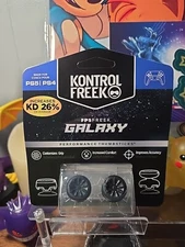 Black PS5|PS4 Kontrol Freek FPS Galaxy 1 Mid 1 High Rise Perfomance Thumbsticks