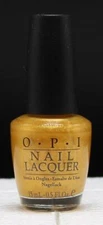 OPI Nail Lacquer # NL J08 18k Ginza Gold  (Gold Metallic Shimmer)   Free S&H