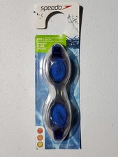 Speedo Kids 'Scuba Giggles' Blue/Gray Swim Recreational Goggles. Ages 3-8
