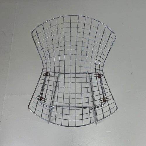 VINTAGE HARRY BERTOIA CHROM SEITENESSZIMMERSTUHL MITTE DES JAHRHUNDERTS FÜR KNOLL #4199 - Bild 11 von 11
