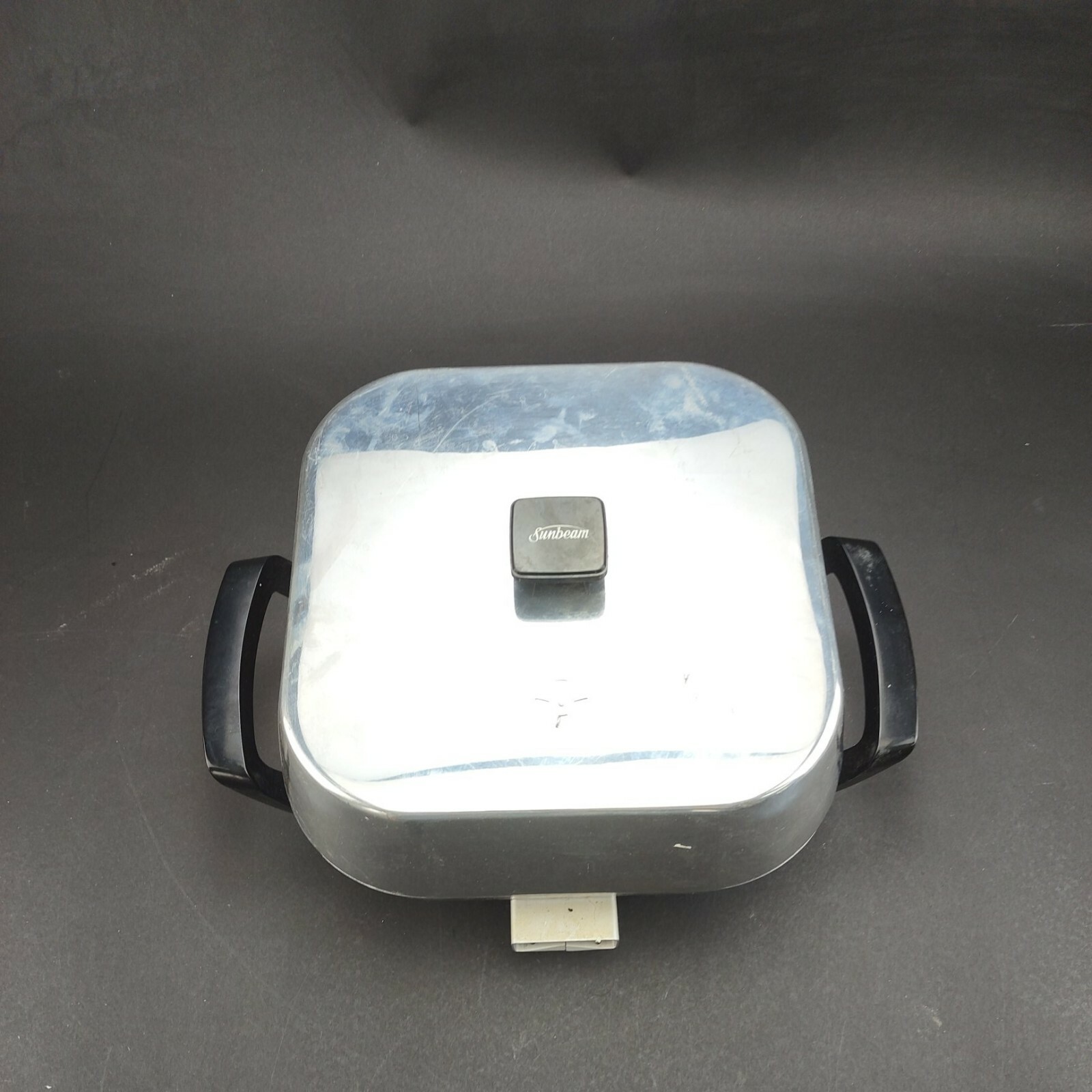 Sunbeam Electric Skillet High Dome Lid Aluminum 721C 425A USA Vntg No Cord Used eBay