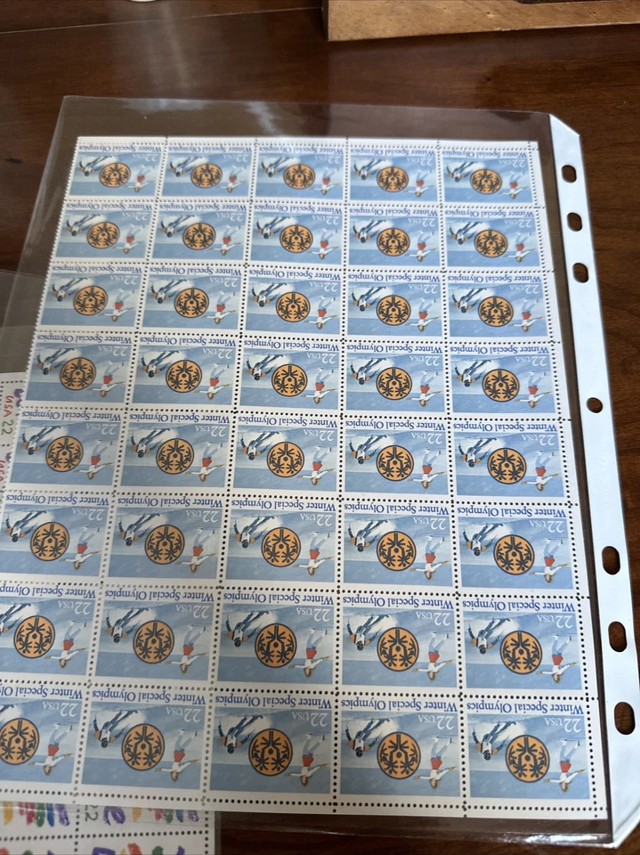 US Plate Stamps #2202 22c Love Series: Puppy Love Vintage FULL SHEETS $60 Face - Image 4 of 4