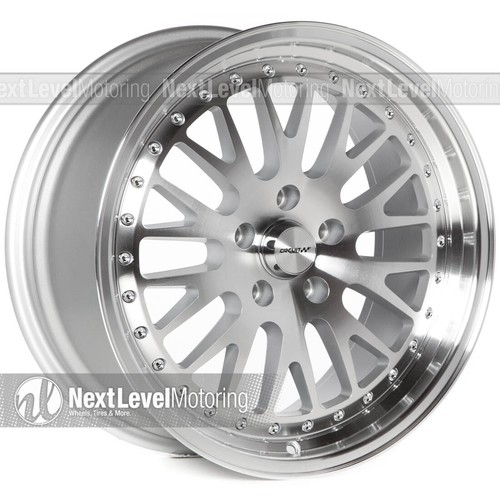 CIRCUIT PERFORMANCE CP21 18x8.5 5x114.3 +35 SILVER/MACHINED WHEELS (SET OF 4) - Picture 3 of 10