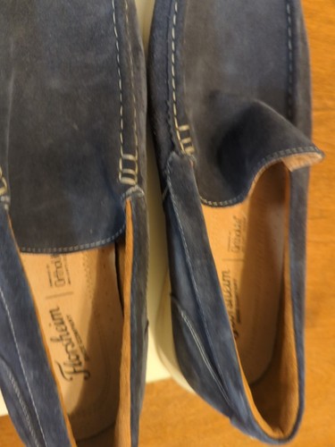 Zapatos Florsheim Para Hombre Azul Gamuza Ortholite Suela Flexible Sin Cordones Talla 12m - Imagen 20 de 24