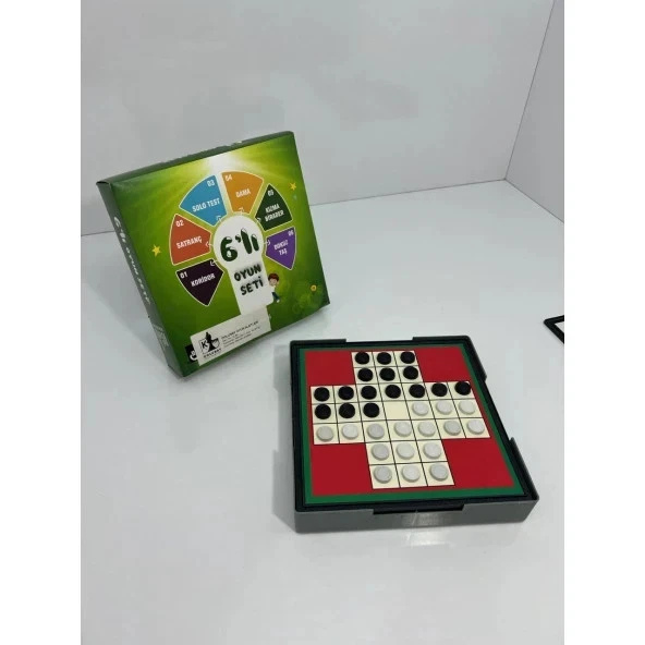 six pcs games, chess, brother rage, corridor, solo test, nine stone, checkers - Image 3 of 4