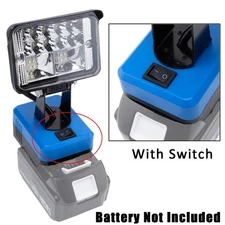 Outdoor Indoor Cordless LED Work Light For Makita 18V Li-ion Battery Floodlight