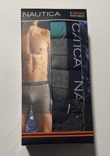 Nautica Boxer Briefs Mens Small 4 Pack