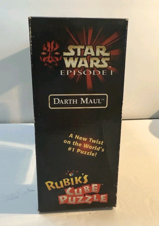 Nuevo rompecabezas cubo de Darth Maul Rubiks Hasbro 1999 nunca abierto episodio 1 Foto 3 de 3